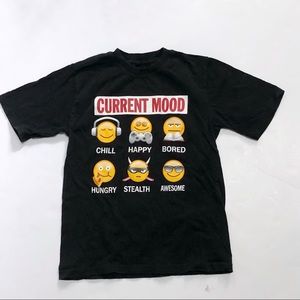 Current Mood Kid’s Emoji T- Shirt size 6-7